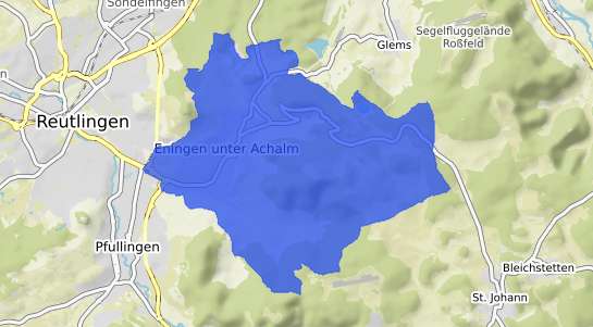 Bodenrichtwertkarte Eningen unter Achalm